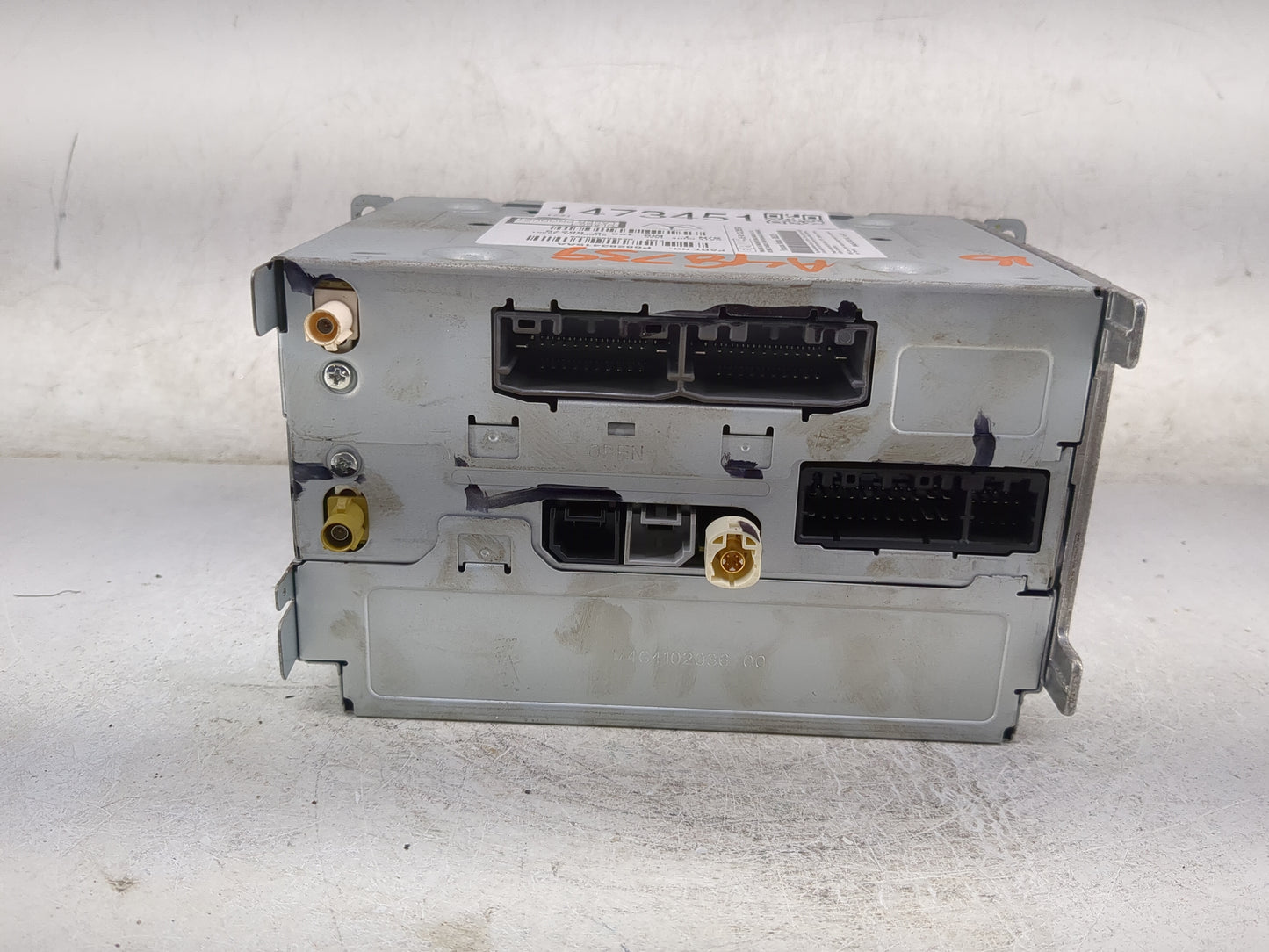 2016 Dodge Journey Radio AM FM Cd Player Receiver Replacement P/N:P68283415AA CQ-ZC05E1GX Fits OEM Used Auto Parts - Oemused