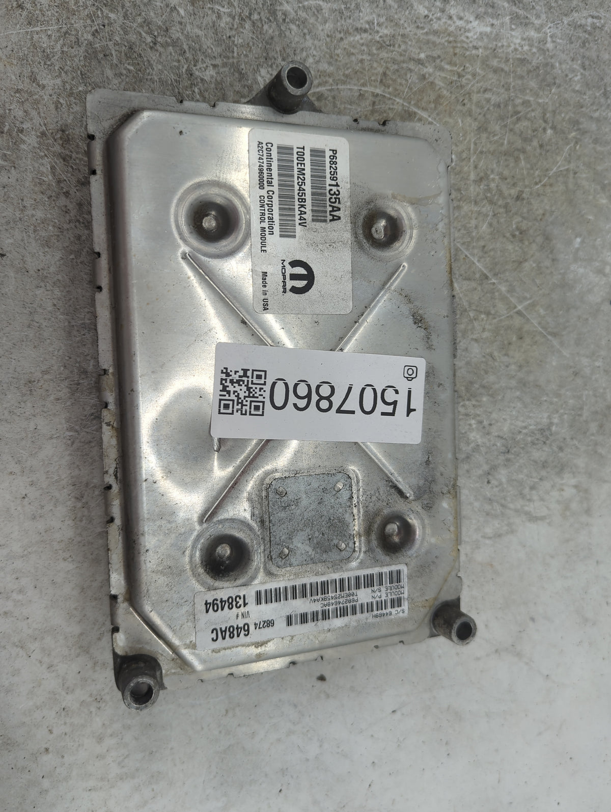 2016-2019 Dodge Journey PCM Engine Control Computer ECU ECM PCU OEM P/N:P68259135AA T00EM2545BKA4V Fits Fits 2016 2017 2018 