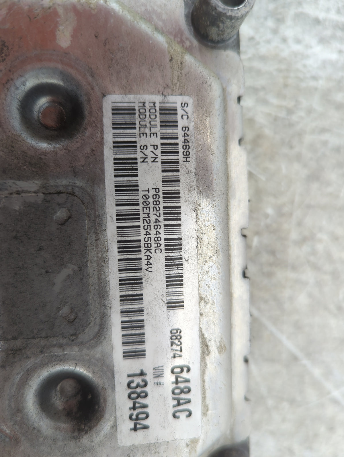 2016-2019 Dodge Journey PCM Engine Control Computer ECU ECM PCU OEM P/N:P68259135AA T00EM2545BKA4V Fits Fits 2016 2017 2018 