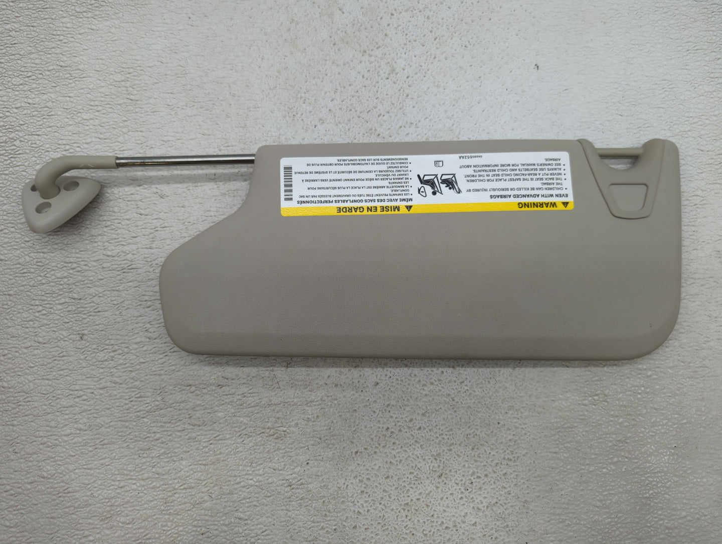 2016 Dodge Journey Sun Visor Shade Replacement Passenger Right Mirror Fits OEM Used Auto Parts - Oemusedautoparts1.com