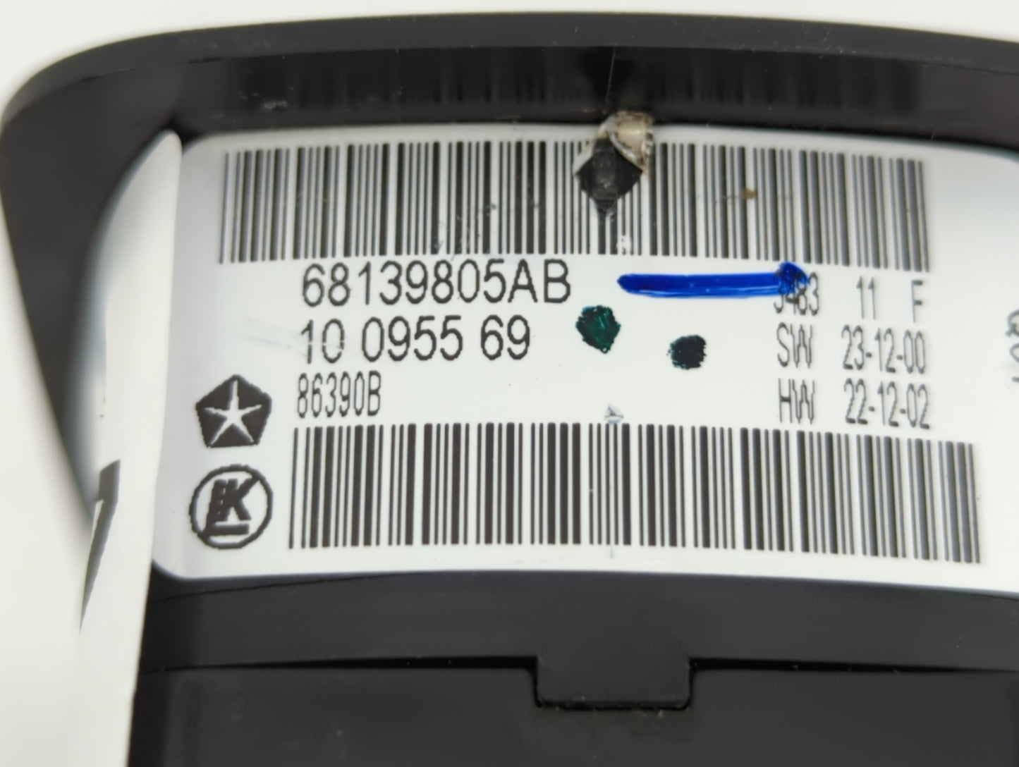 2011-2019 Dodge Journey Master Power Window Switch Replacement Driver Side Left P/N:68139805AB 68139805AD Fits OEM Used Auto