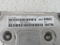 2016-2019 Dodge Journey PCM Engine Control Computer ECU ECM PCU OEM P/N:P68259135AB P68259135AA Fits Fits 2016 2017 2018 201