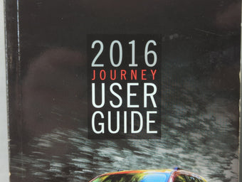 compare product 2016 Dodge Journey Owners Manual Book Guide OEM Used Auto Parts