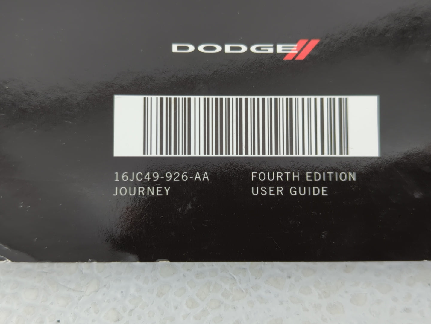 2016 Dodge Journey Owners Manual Book Guide OEM Used Auto Parts - Oemusedautoparts1.com