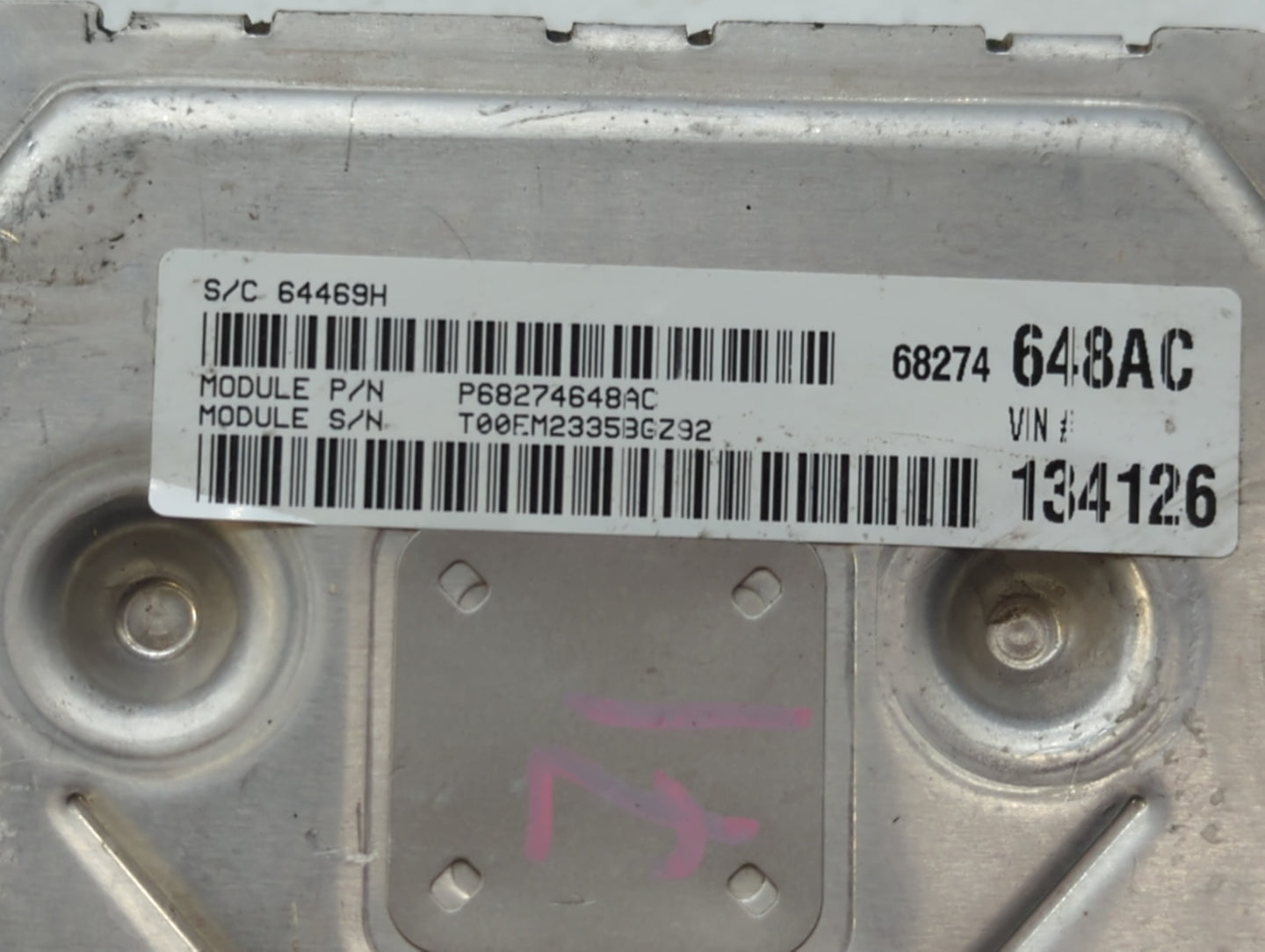 2016-2019 Dodge Journey PCM Engine Control Computer ECU ECM PCU OEM P/N:P68274648AC P68259135AA Fits Fits 2016 2017 2018 201