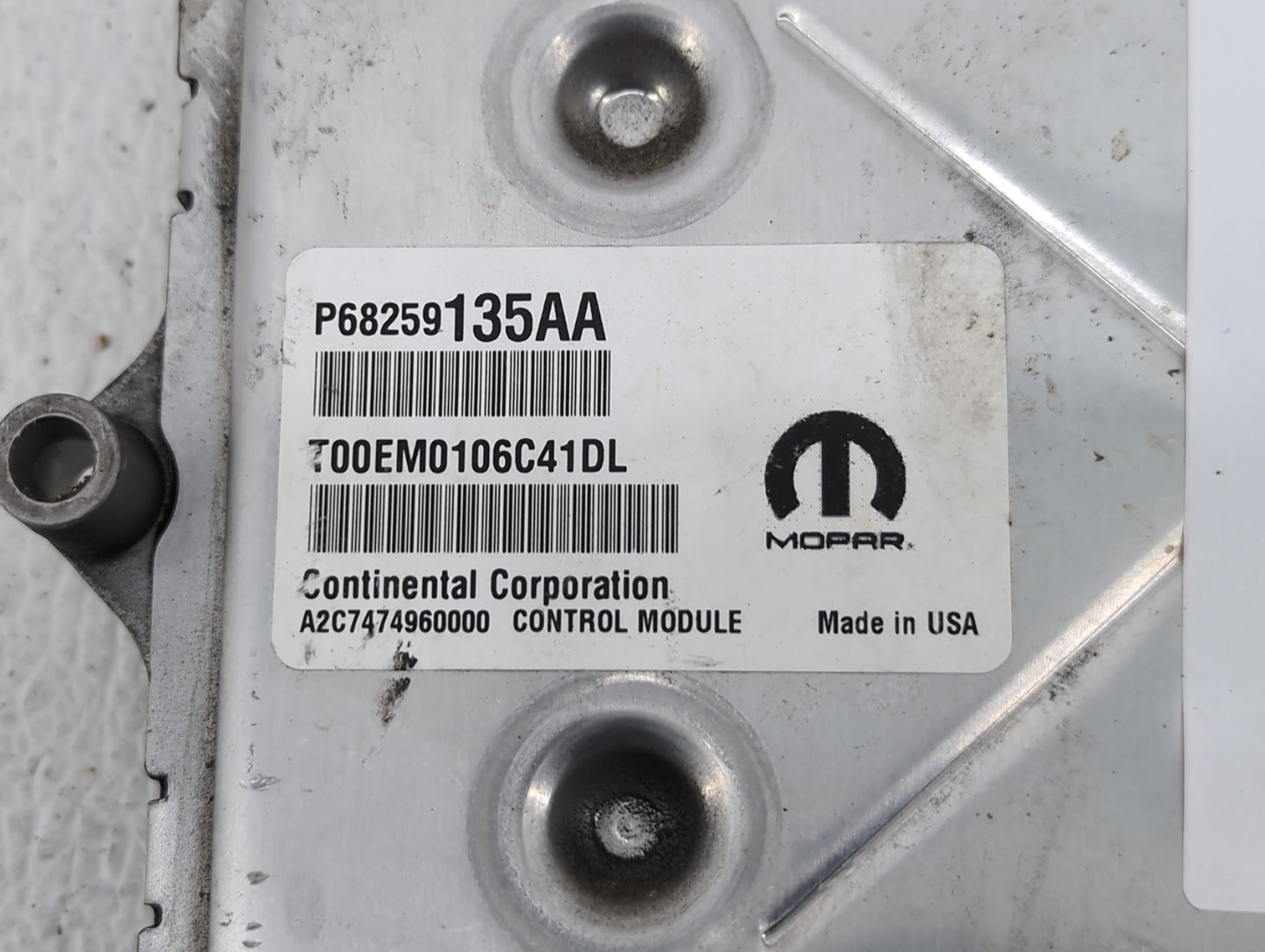 2016-2019 Dodge Journey PCM Engine Control Computer ECU ECM PCU OEM P/N:P68274648AC P68259135AA Fits Fits 2016 2017 2018 201