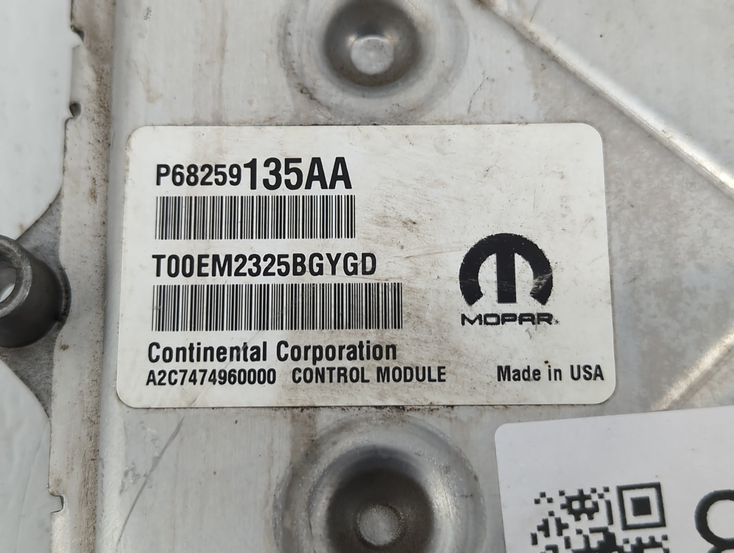 2016-2019 Dodge Journey PCM Engine Control Computer ECU ECM PCU OEM P/N:P68259135AA Fits Fits 2016 2017 2018 2019 OEM Used A