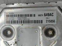 2016-2019 Dodge Journey PCM Engine Control Computer ECU ECM PCU OEM P/N:68274649AC Fits Fits 2016 2017 2018 2019 OEM Used Au
