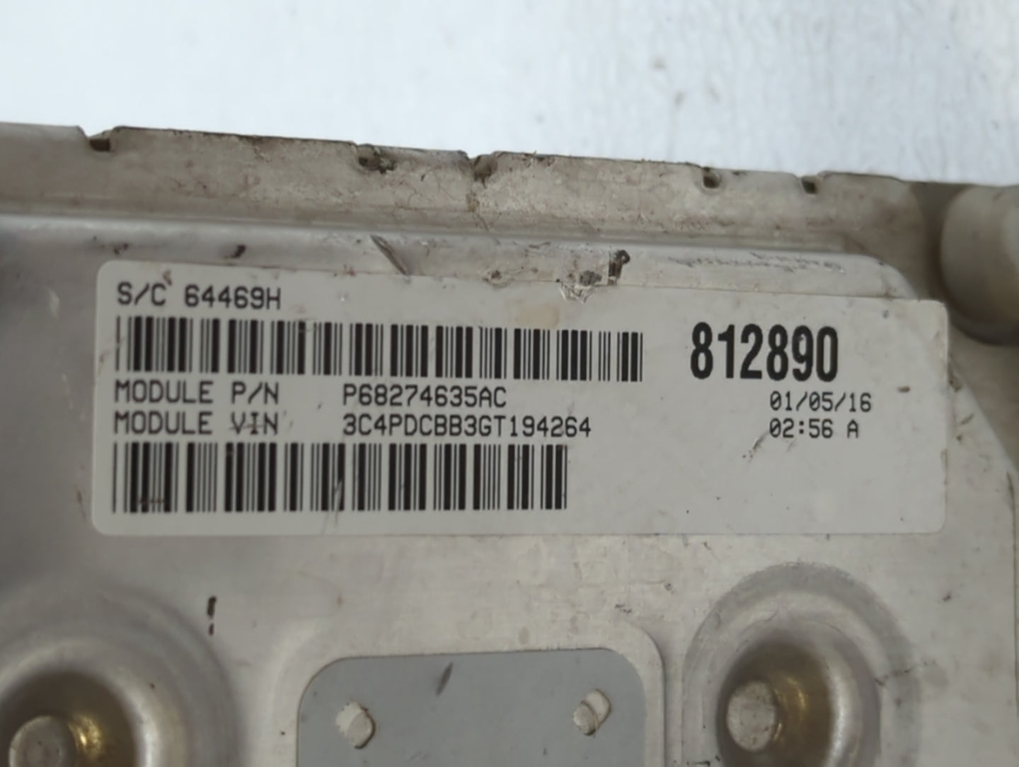 2016-2020 Dodge Journey PCM Engine Control Computer ECU ECM PCU OEM P/N:812890 P68259127AA Fits Fits 2016 2017 2018 2019 202
