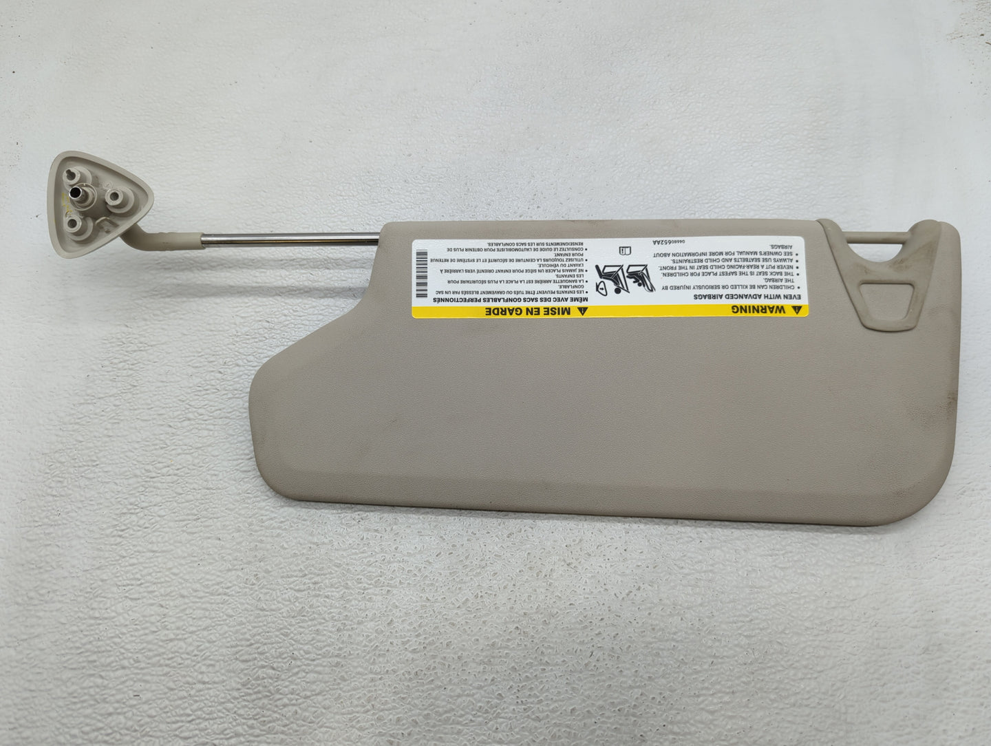 2016 Dodge Journey Sun Visor Shade Replacement Passenger Right Mirror Fits OEM Used Auto Parts - Oemusedautoparts1.com