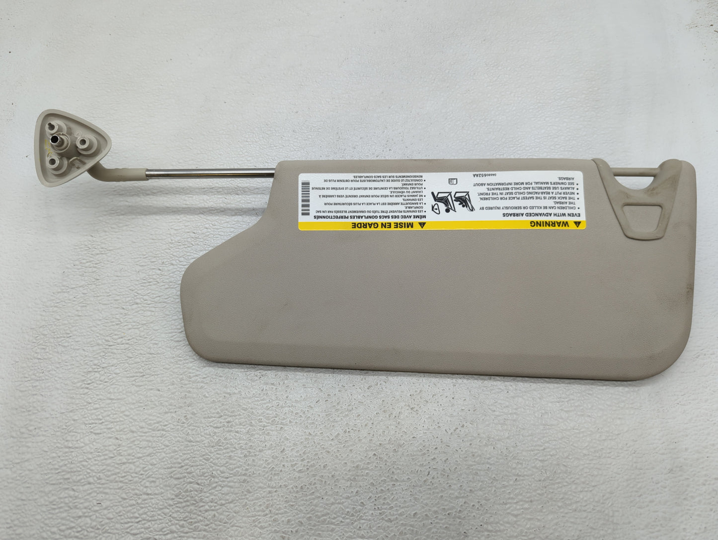 2016 Dodge Journey Sun Visor Shade Replacement Passenger Right Mirror Fits OEM Used Auto Parts - Oemusedautoparts1.com