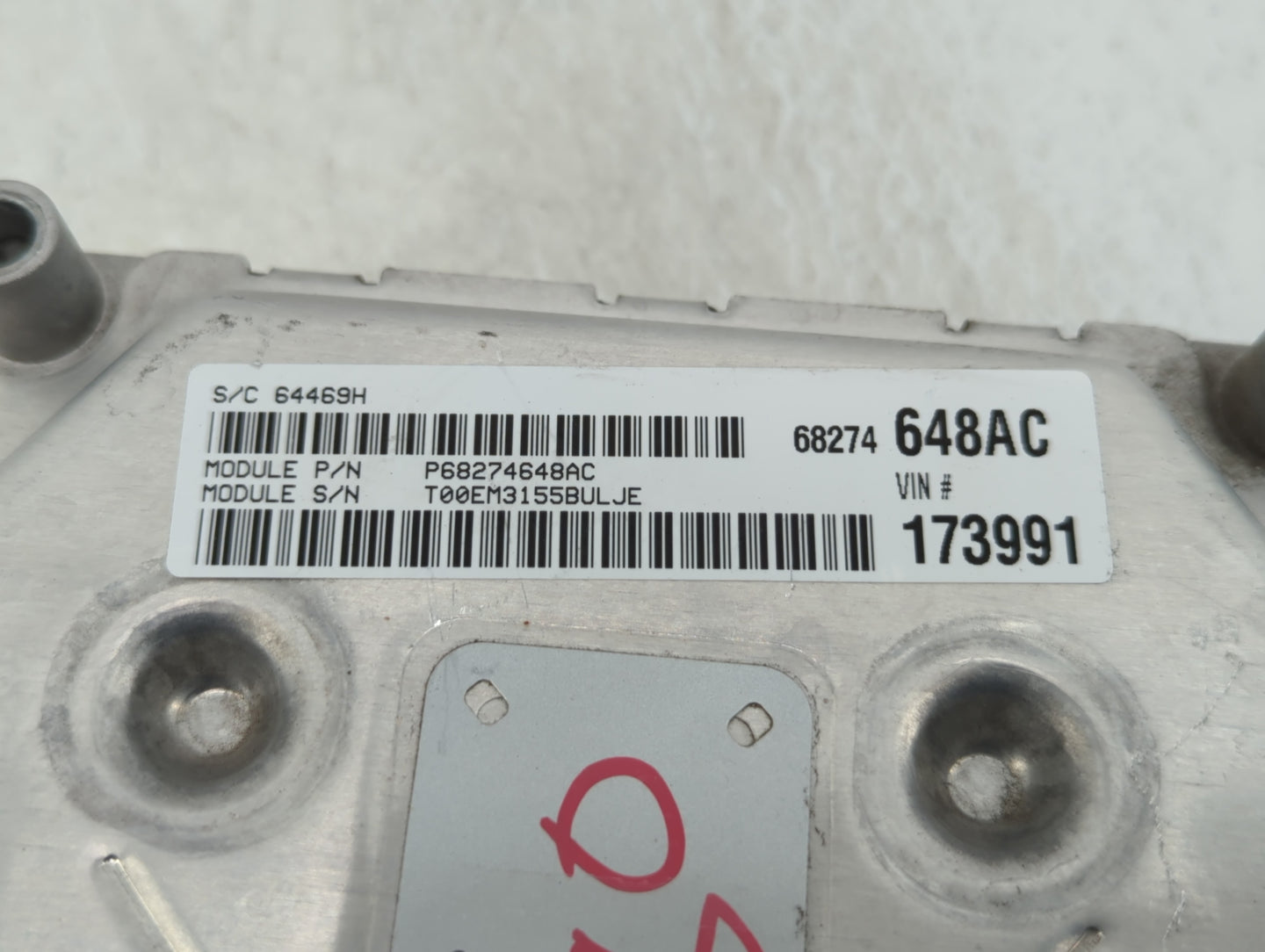 2016-2019 Dodge Journey PCM Engine Control Computer ECU ECM PCU OEM P/N:68274648AC P68259135AA Fits Fits 2016 2017 2018 2019