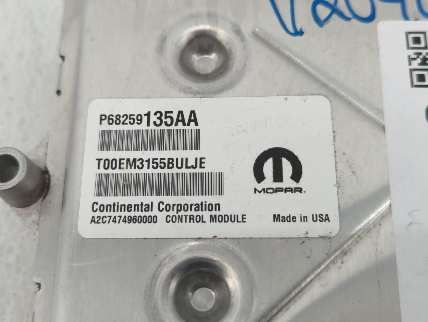 2016-2019 Dodge Journey PCM Engine Control Computer ECU ECM PCU OEM P/N:68274648AC P68259135AA Fits Fits 2016 2017 2018 2019