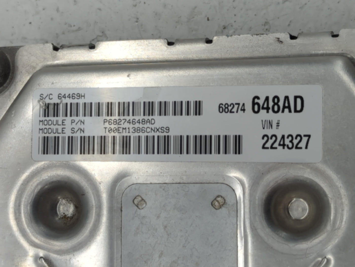 2016-2019 Dodge Journey PCM Engine Control Computer ECU ECM PCU OEM P/N:P68274648AD P68259135AA Fits Fits 2016 2017 2018 201