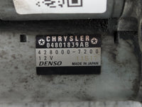 2011-2019 Dodge Journey Car Starter Motor Solenoid OEM P/N:04801839AB 428000-7200 Fits OEM Used Auto Parts - Oemusedautopart