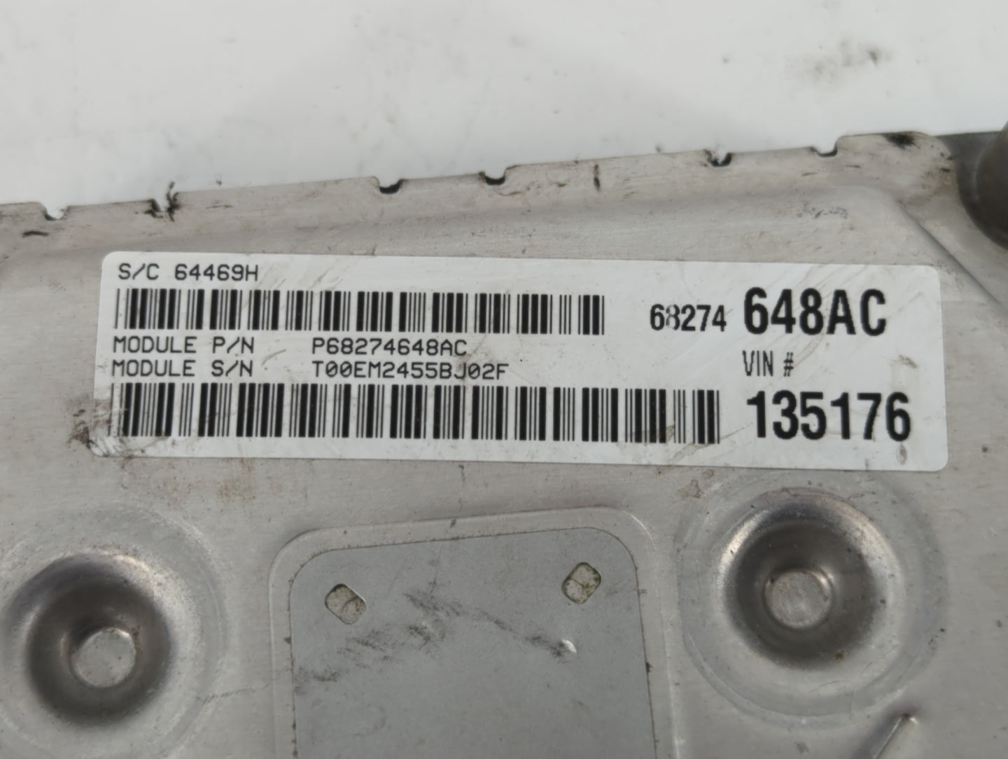 2016-2019 Dodge Journey PCM Engine Control Computer ECU ECM PCU OEM P/N:P68274648AC P68259135AA Fits Fits 2016 2017 2018 201