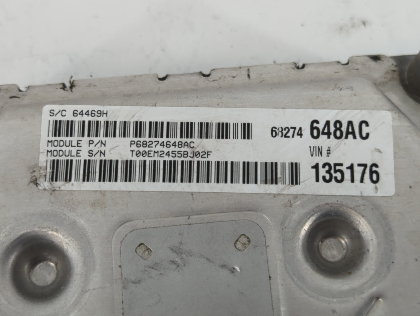 2016-2019 Dodge Journey PCM Engine Control Computer ECU ECM PCU OEM P/N:P68274648AC P68259135AA Fits Fits 2016 2017 2018 201