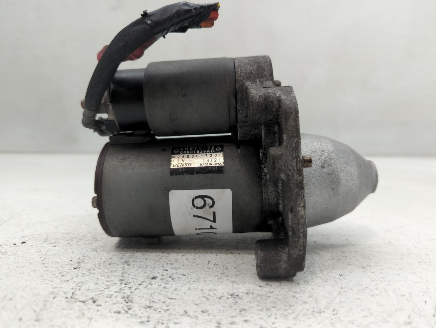 2011-2019 Dodge Journey Car Starter Motor Solenoid OEM P/N:04801839AB 428000-7200 Fits OEM Used Auto Parts - Oemusedautopart