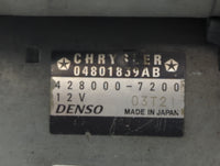 2011-2019 Dodge Journey Car Starter Motor Solenoid OEM P/N:04801839AB 428000-7200 Fits OEM Used Auto Parts - Oemusedautopart