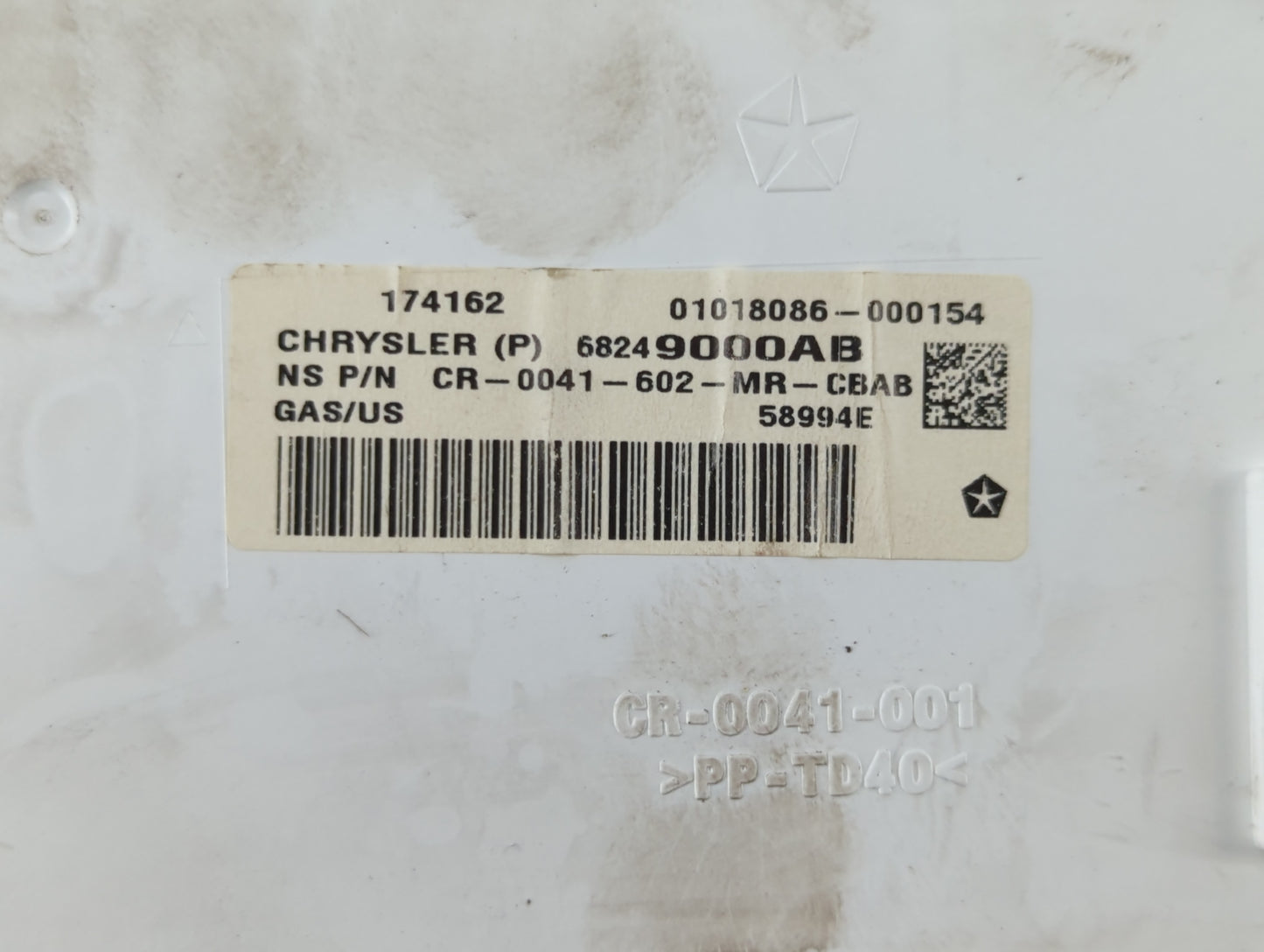 2016 Dodge Journey Instrument Cluster Speedometer Gauges P/N:68249000AB CR-0041-001 Fits OEM Used Auto Parts - Oemusedautopa