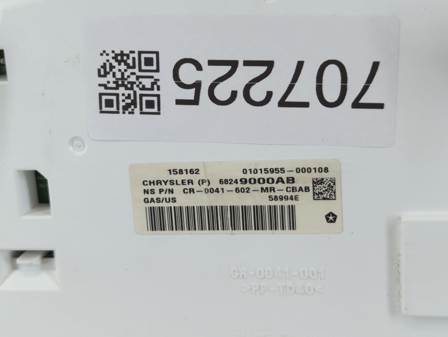 2016 Dodge Journey Instrument Cluster Speedometer Gauges P/N:CR-0041-602-MR-CBAB 68249000AB Fits OEM Used Auto Parts - Oemus