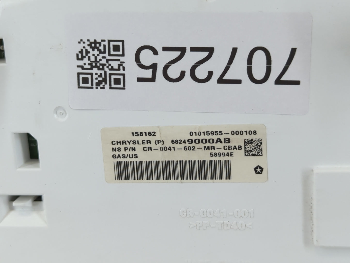 2016 Dodge Journey Instrument Cluster Speedometer Gauges P/N:CR-0041-602-MR-CBAB 68249000AB Fits OEM Used Auto Parts - Oemus