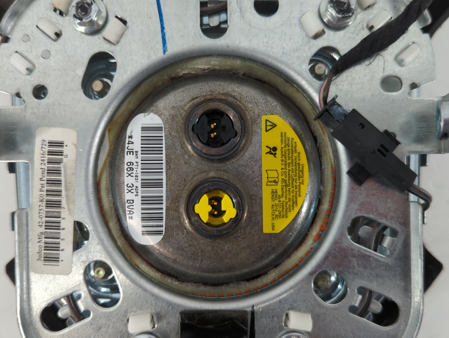 2020 Dodge Journey Air Bag Driver Left Steering Wheel Mounted P/N:P1SL29DX9AD Fits OEM Used Auto Parts - Oemusedautoparts1.c
