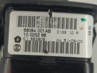 2016 Dodge Journey Master Power Window Switch Replacement Driver Side Left P/N:10 0252 68 68084 001AB Fits OEM Used Auto Par