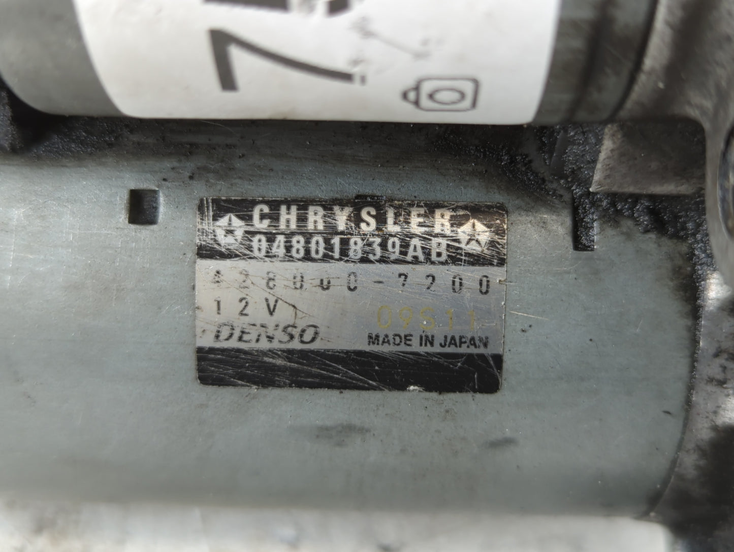2011-2019 Dodge Journey Car Starter Motor Solenoid OEM P/N:428000-7200 Fits OEM Used Auto Parts - Oemusedautoparts1.com