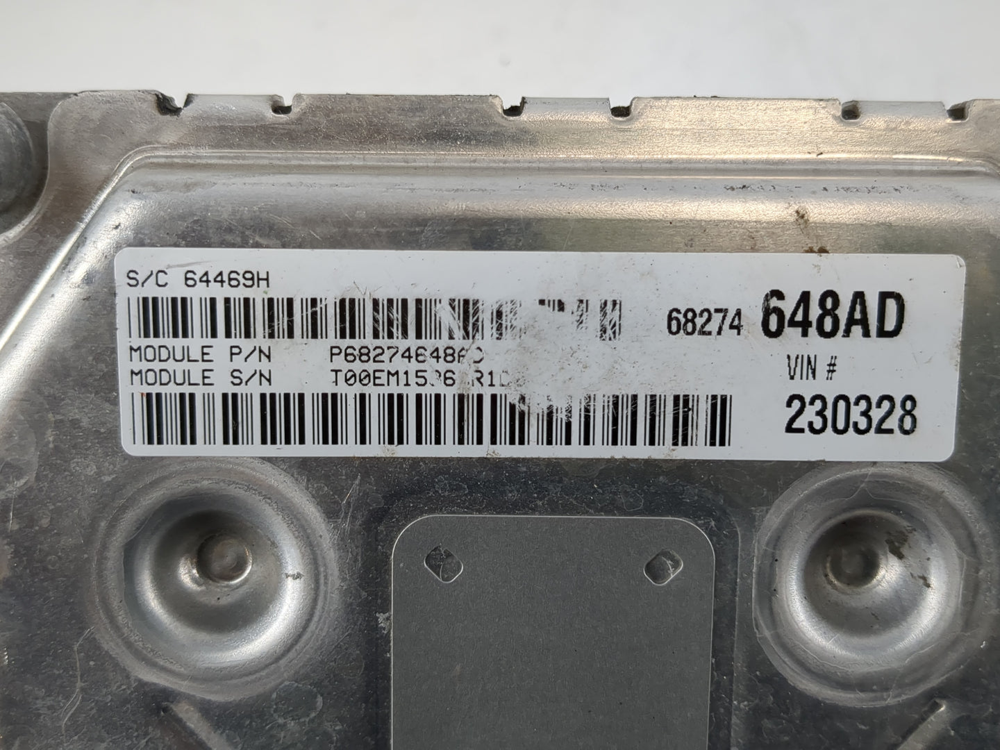 2016-2019 Dodge Journey PCM Engine Control Computer ECU ECM PCU OEM Fits Fits 2016 2017 2018 2019 OEM Used Auto Parts - Oemu