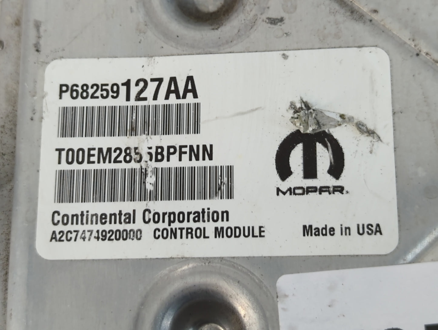 2016-2020 Dodge Journey PCM Engine Control Computer ECU ECM PCU OEM P/N:P68259127AA Fits Fits 2016 2017 2018 2019 2020 OEM U