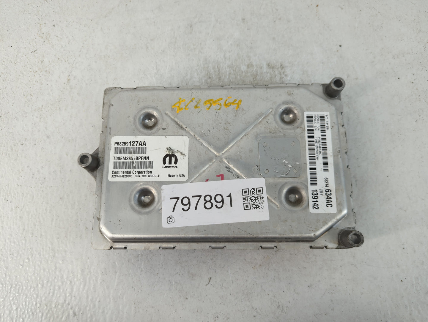 2016-2020 Dodge Journey PCM Engine Control Computer ECU ECM PCU OEM P/N:P68259127AA Fits Fits 2016 2017 2018 2019 2020 OEM U