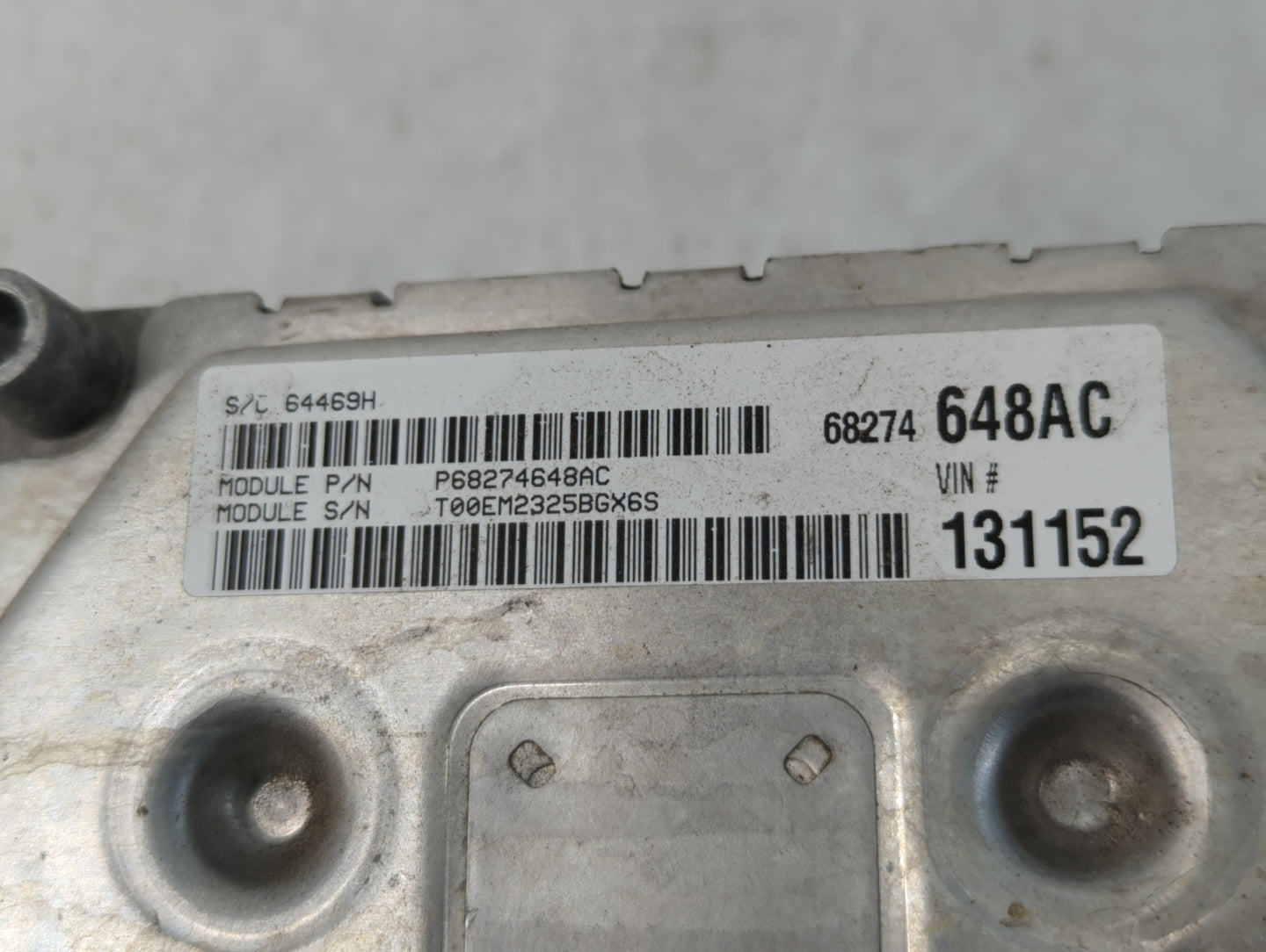 2016-2019 Dodge Journey PCM Engine Control Computer ECU ECM PCU OEM P/N:P68259135AA Fits Fits 2016 2017 2018 2019 OEM Used A
