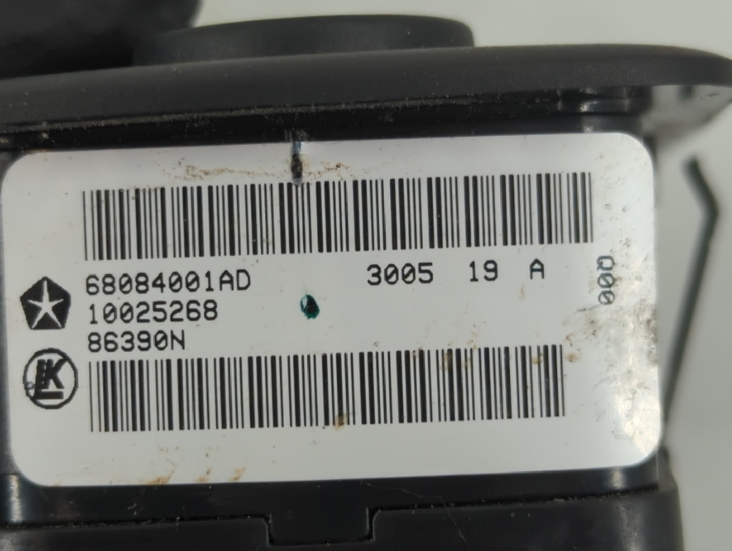 2016 Dodge Journey Master Power Window Switch Replacement Driver Side Left P/N:68084001AD Fits OEM Used Auto Parts - Oemused