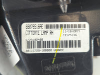 2016 Dodge Journey Tail Light Assembly Driver Left OEM P/N:68078516AE Fits OEM Used Auto Parts - Oemusedautoparts1.com