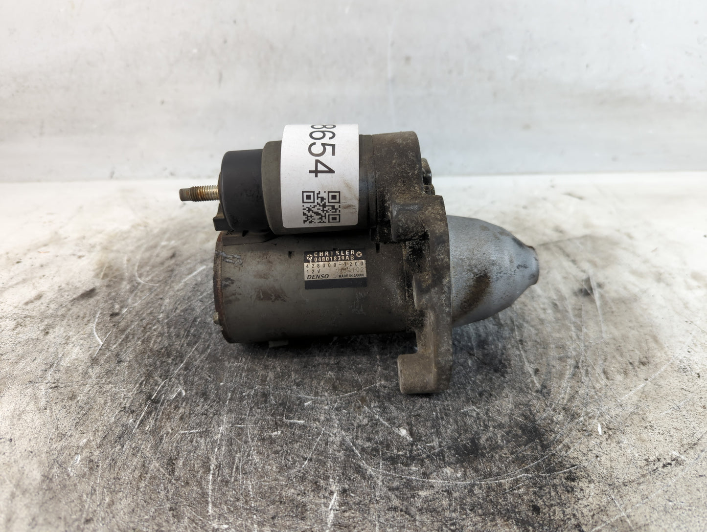 2011-2019 Dodge Journey Car Starter Motor Solenoid OEM P/N:428000-7200 04801839AB Fits OEM Used Auto Parts - Oemusedautopart
