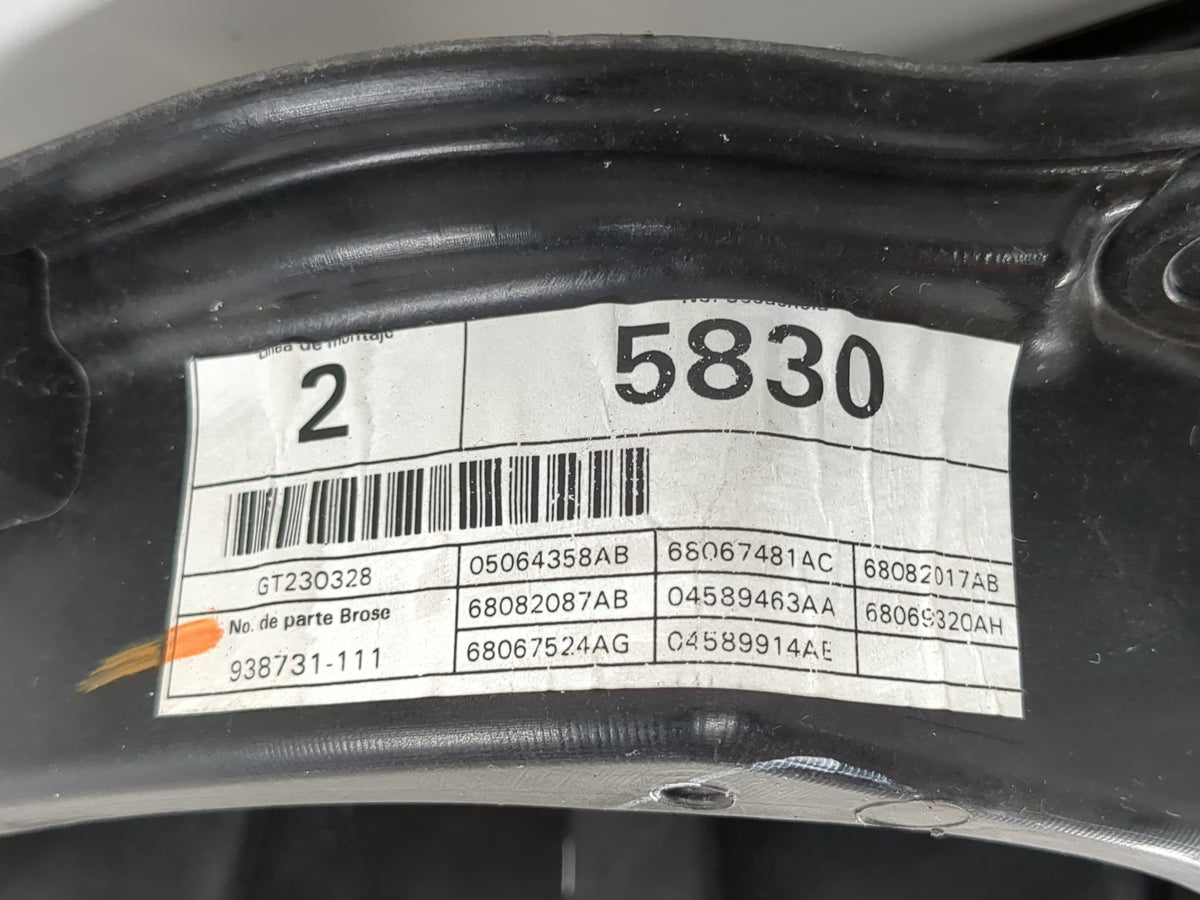 2016 Dodge Journey Used Window Regulator Right Passenger Rear 944332 - Oemusedautoparts1.com