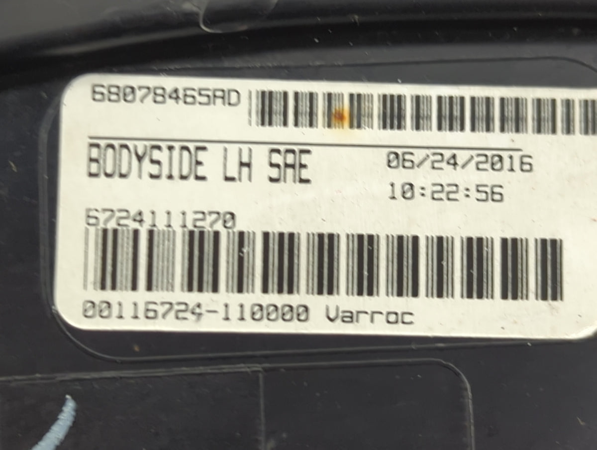 2016 Dodge Journey Driver Left Side Deck Lid Mounted Tail Light 993720 - Oemusedautoparts1.com