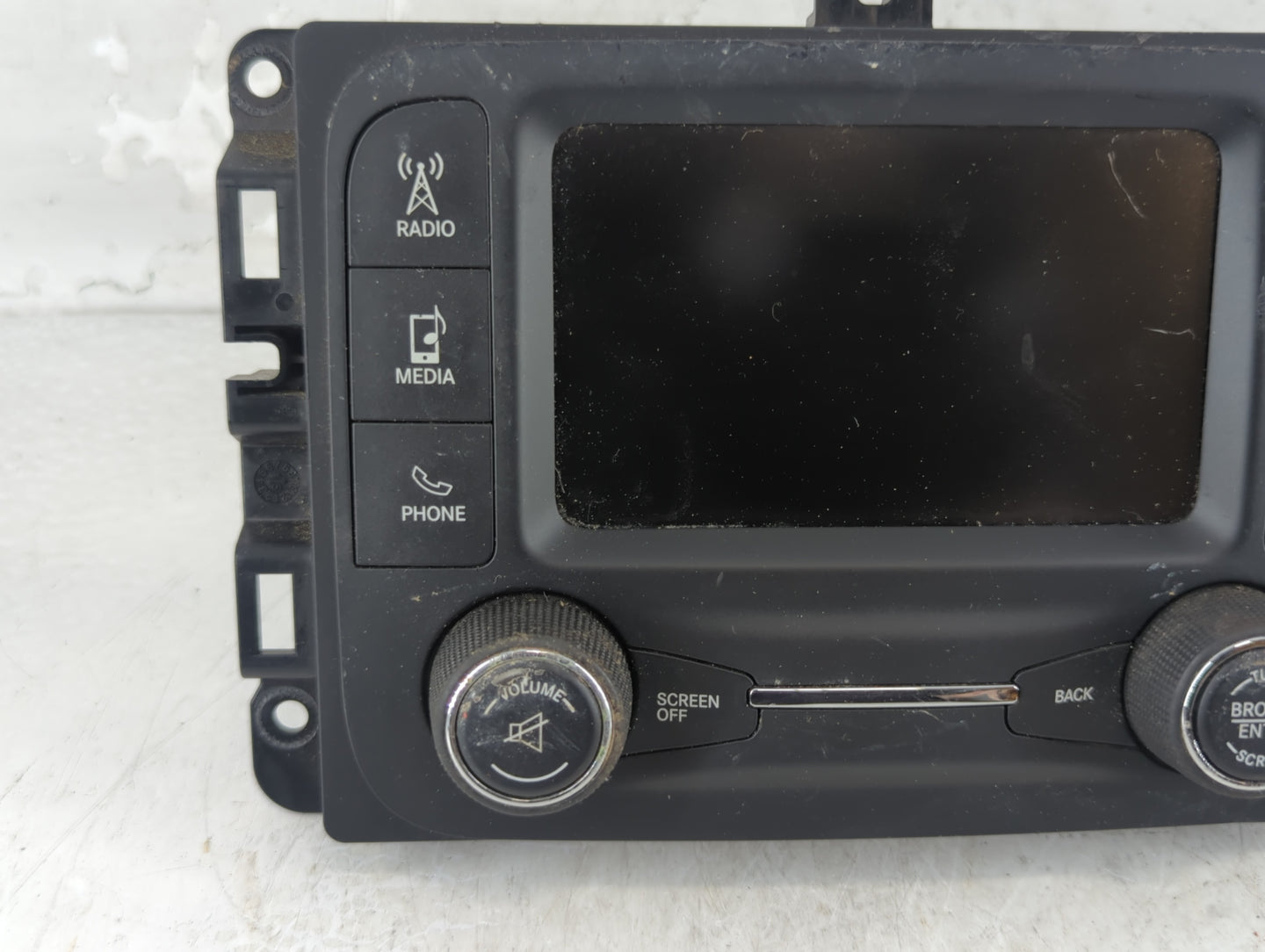 2016 Dodge Ram 1500 Radio AM FM Cd Player Receiver Replacement P/N:P68271365AD Fits Fits 2015 OEM Used Auto Parts - Oemuseda