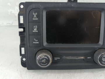 2016 Dodge Ram 1500 Radio AM FM Cd Player Receiver Replacement P/N:P68271365AD Fits Fits 2015 OEM Used Auto Parts