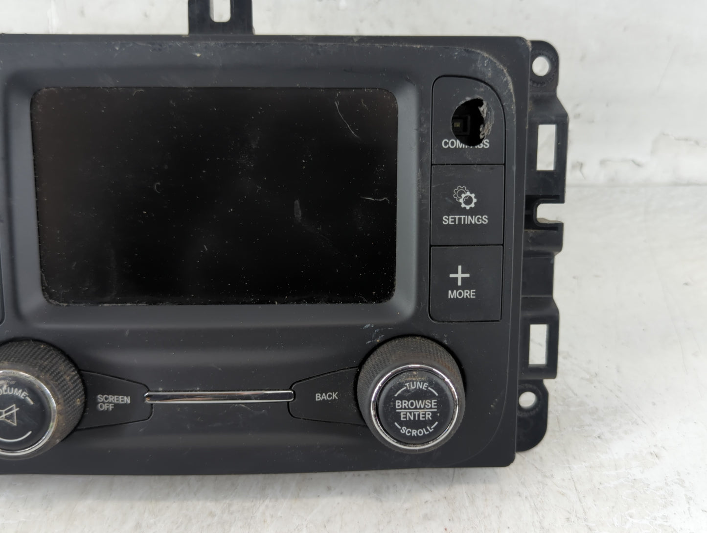 2016 Dodge Ram 1500 Radio AM FM Cd Player Receiver Replacement P/N:P68271365AD Fits Fits 2015 OEM Used Auto Parts - Oemuseda