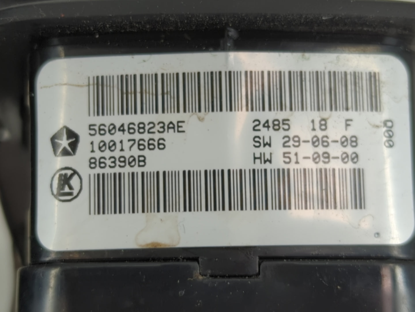 2016 Dodge Ram 1500 Master Power Window Switch Replacement Driver Side Left P/N:56046823AE Fits Fits 2017 2018 2019 2020 202