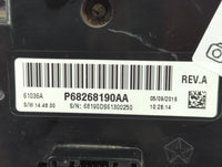 2016 Dodge Ram 1500 Climate Control Module Temperature AC/Heater Replacement P/N:P68268190AA Fits OEM Used Auto Parts - Oemu