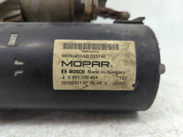 2016 Dodge Ram 1500 Car Starter Motor Solenoid OEM P/N:68080460AB 68080460AA Fits Fits 2014 2015 2017 2018 2020 2021 2022 OEM Used Auto Parts