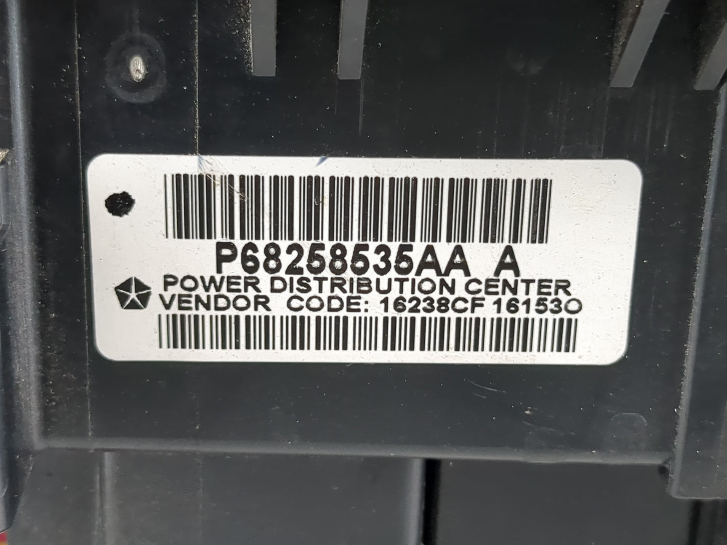 2016 Dodge Ram 1500 Fusebox Fuse Box Panel Relay Module P/N:P68258535AA Fits OEM Used Auto Parts - Oemusedautoparts1.com