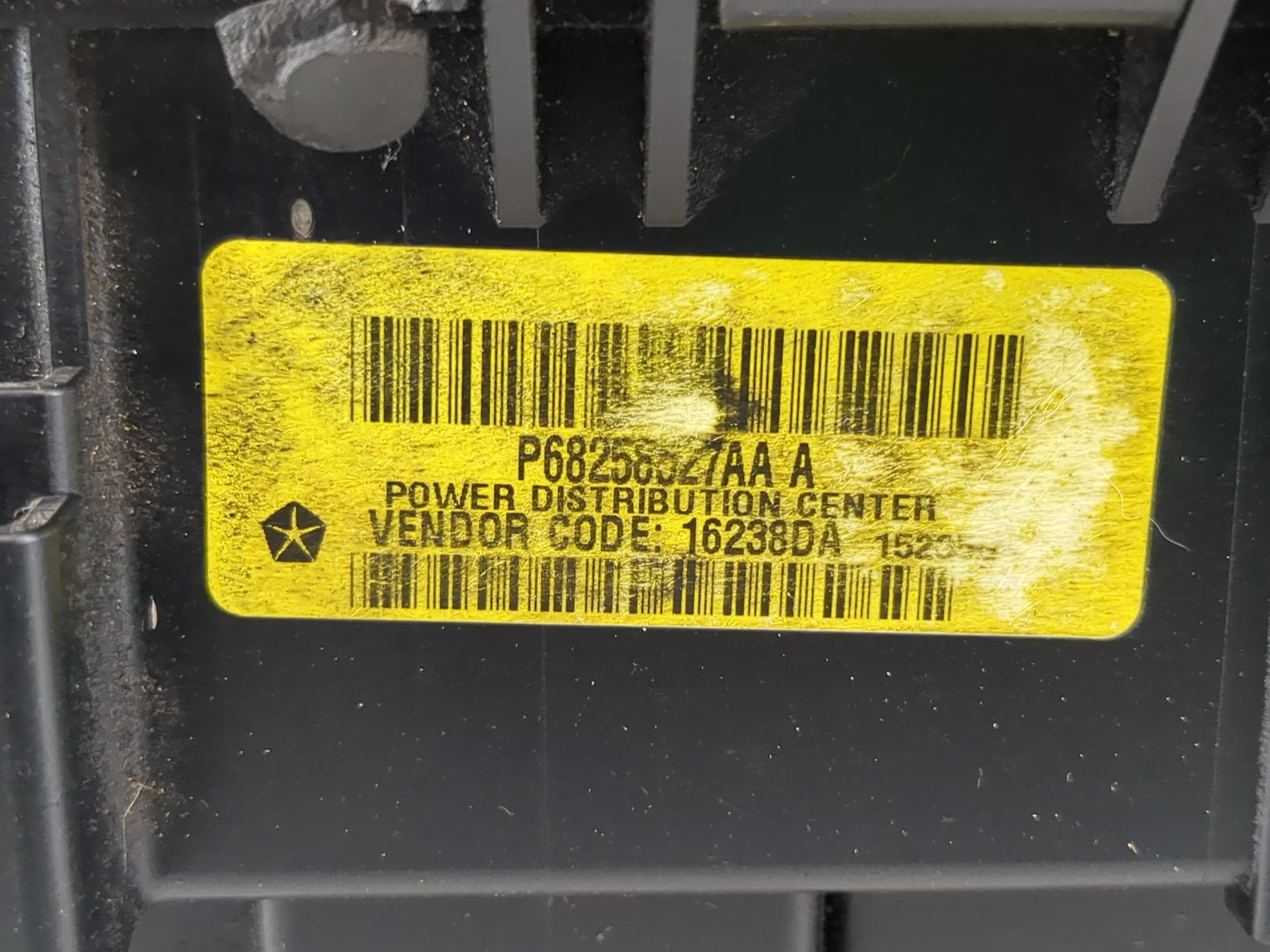 2016 Dodge Ram 1500 Fusebox Fuse Box Panel Relay Module P/N:P68258527AA Fits OEM Used Auto Parts - Oemusedautoparts1.com