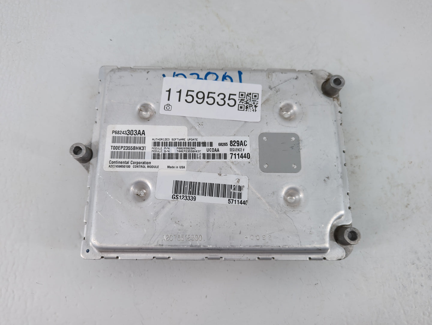 2016 Dodge Ram 1500 PCM Engine Control Computer ECU ECM PCU OEM P/N:P68243303AA 68434915AC Fits Fits 2017 2018 2019 2020 OEM