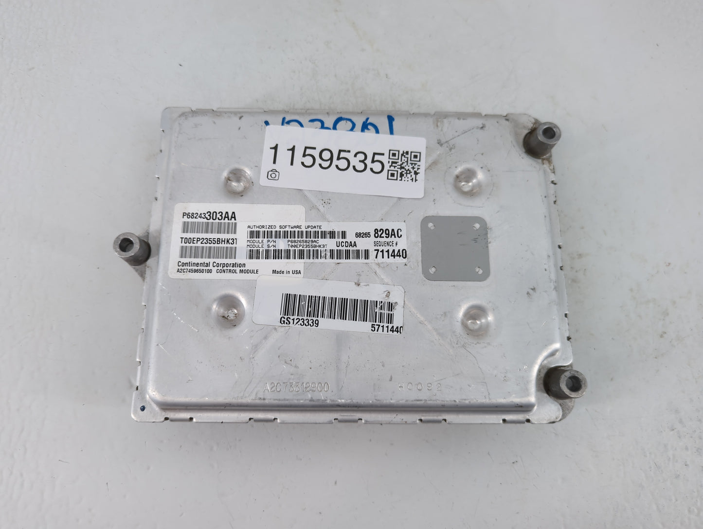 2016 Dodge Ram 1500 PCM Engine Control Computer ECU ECM PCU OEM P/N:P68243303AA 68434915AC Fits Fits 2017 2018 2019 2020 OEM