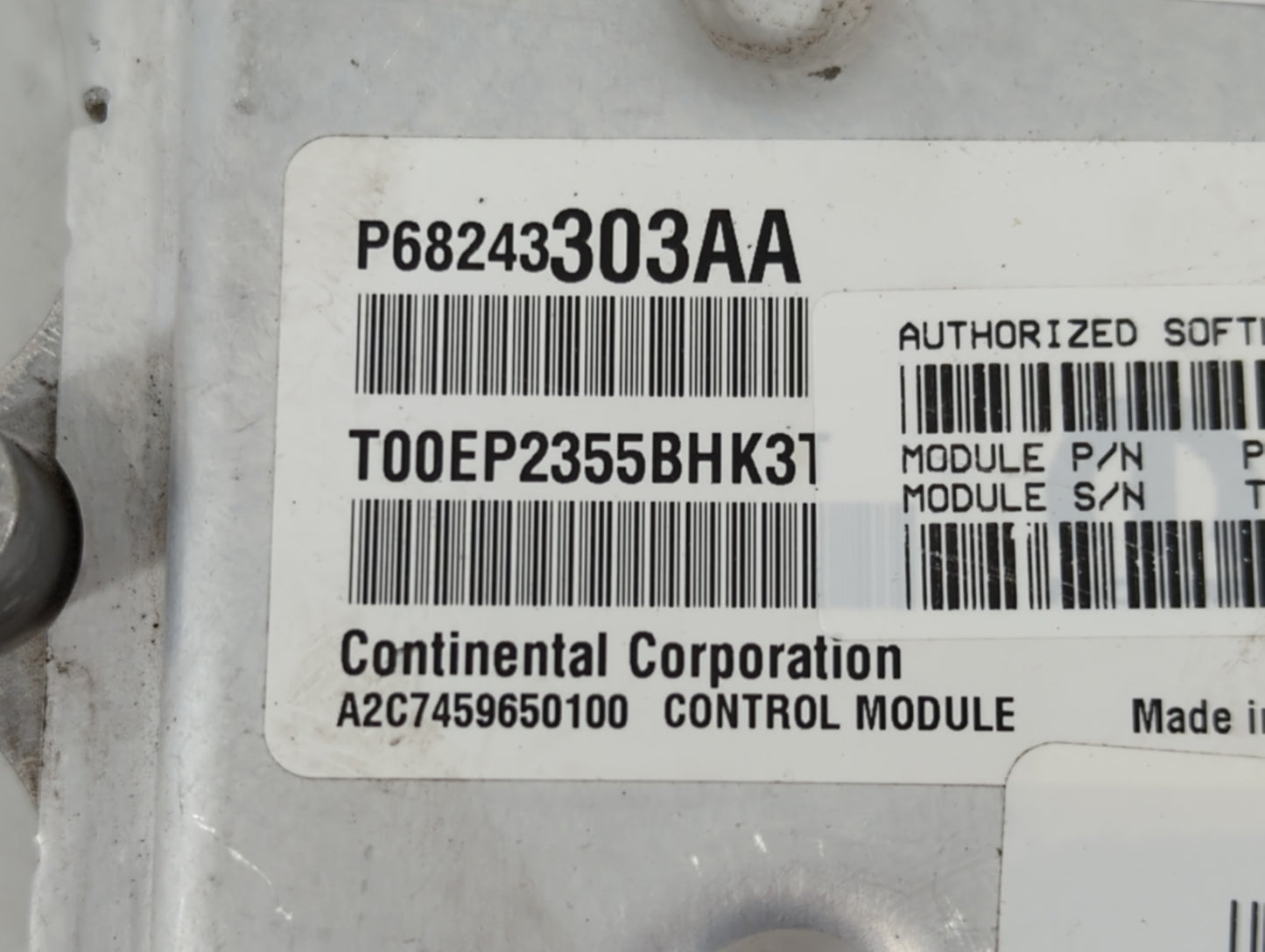 2016 Dodge Ram 1500 PCM Engine Control Computer ECU ECM PCU OEM P/N:P68243303AA 68434915AC Fits Fits 2017 2018 2019 2020 OEM