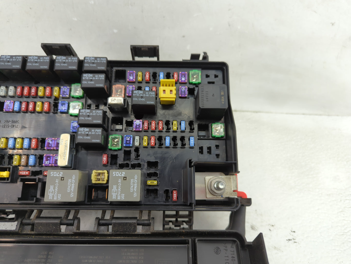 2016 Dodge Ram 1500 Fusebox Fuse Box Panel Relay Module P/N:7140-1980-30 Fits OEM Used Auto Parts - Oemusedautoparts1.com